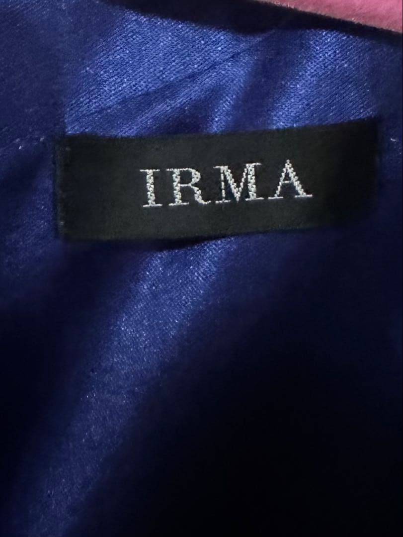 【美品】IRMA ロングドレス ブルー キャバドレス