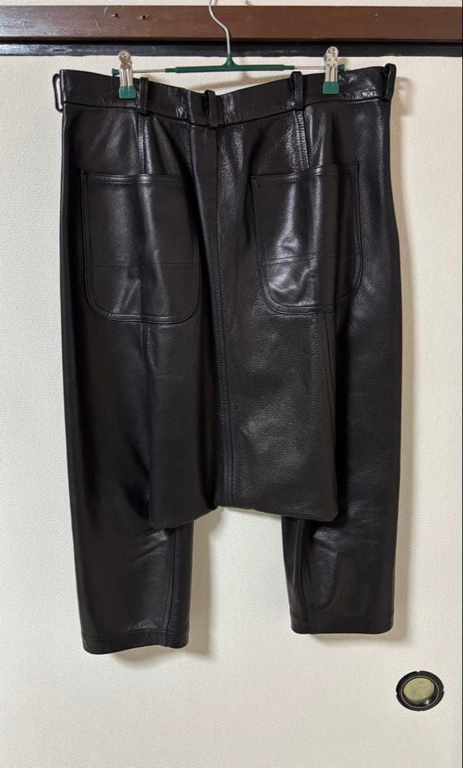 comme des garçons black market レザーサルエル　L