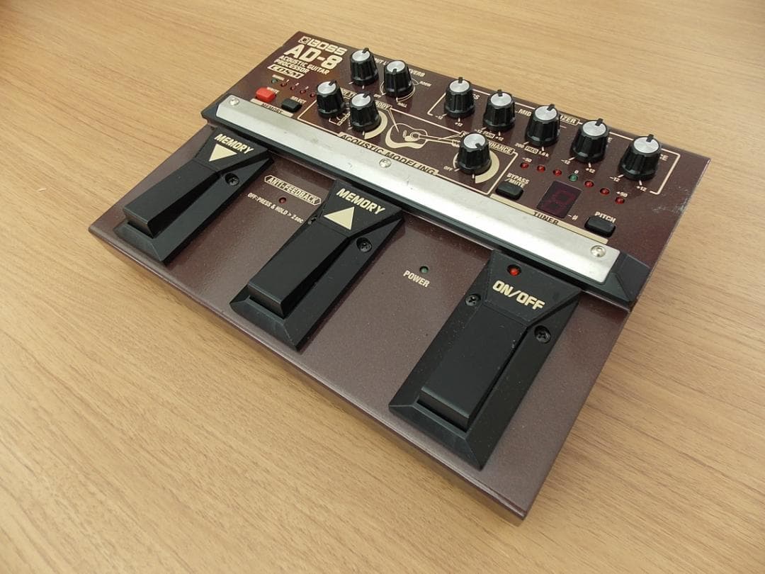 ■BOSS AD-8■ステージ用アコースティック・ギター・プロセッサー■元箱付■