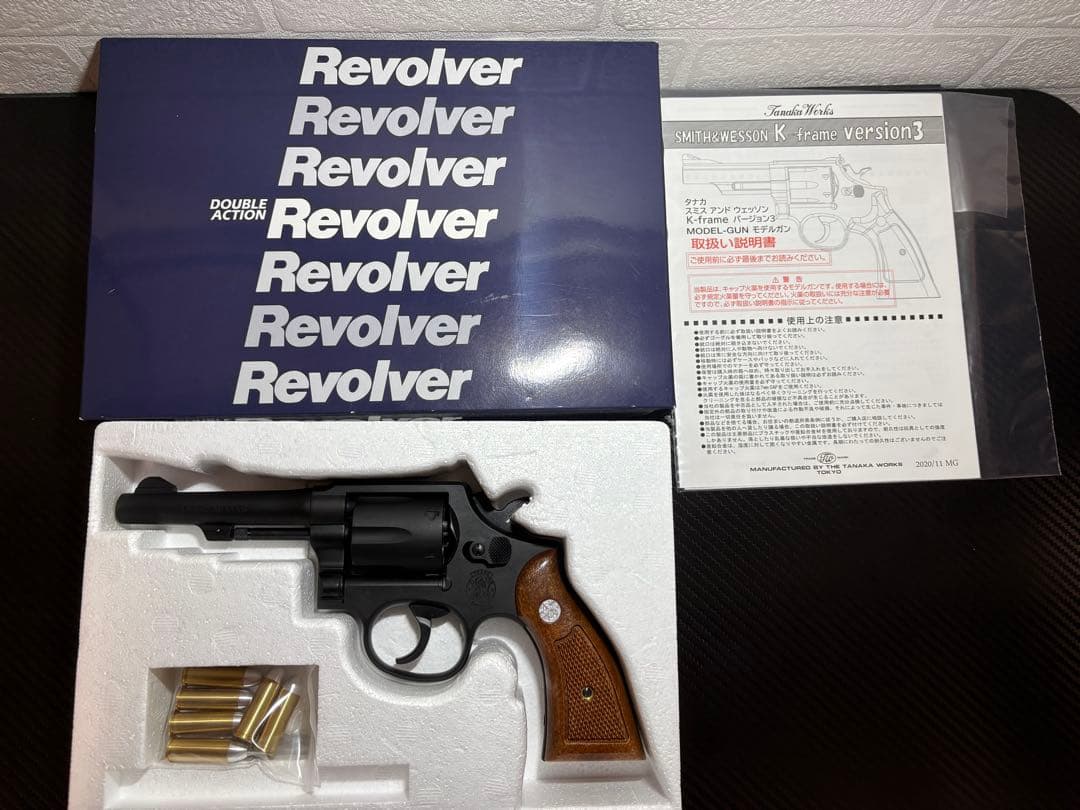 タナカワークス　S&W M10 4インチ スクエアバット　バージョン3モデルガン