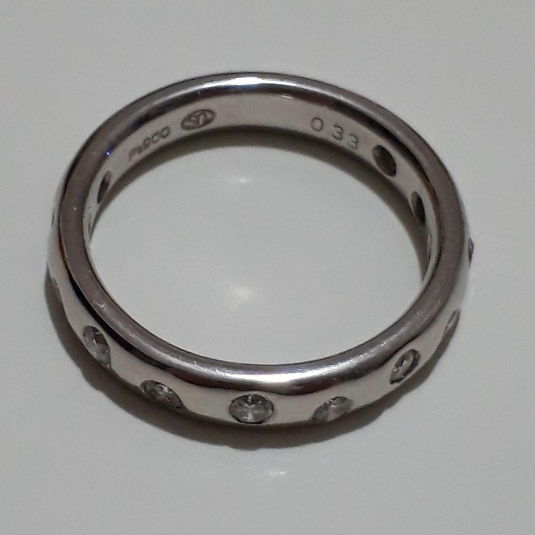 1/5まで値下げ中❗Pt900❤️ダイヤモンドドッツリング