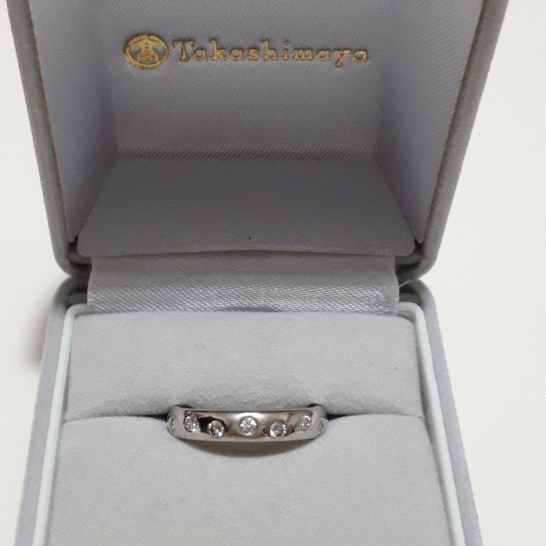 1/5まで値下げ中❗Pt900❤️ダイヤモンドドッツリング