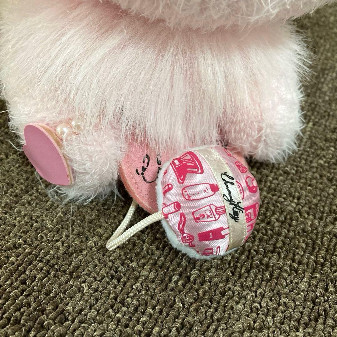 サンリオ　チャーミーキティ　スーパーDXパフ付ぬいぐるみ　コスメデザイン　レトロ