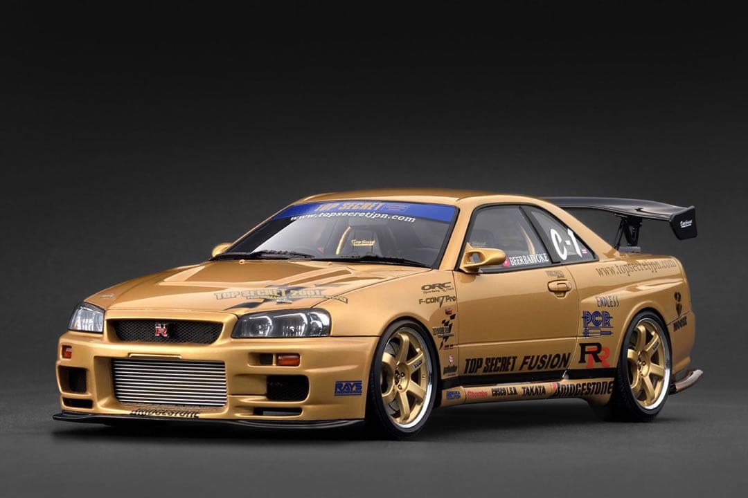 ミニカー IG3799 1/18 TOP SECRET 34GT-R (BNR34)