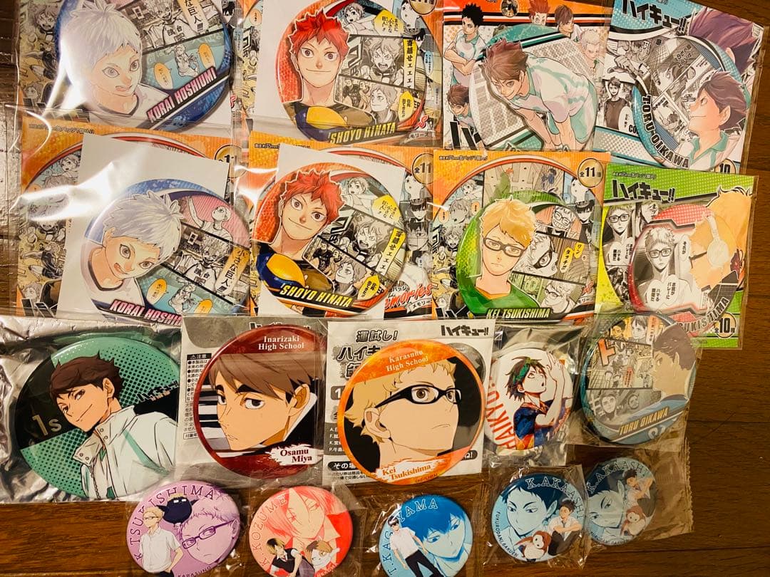 ハイキュー!! 缶バッジ 18個セット