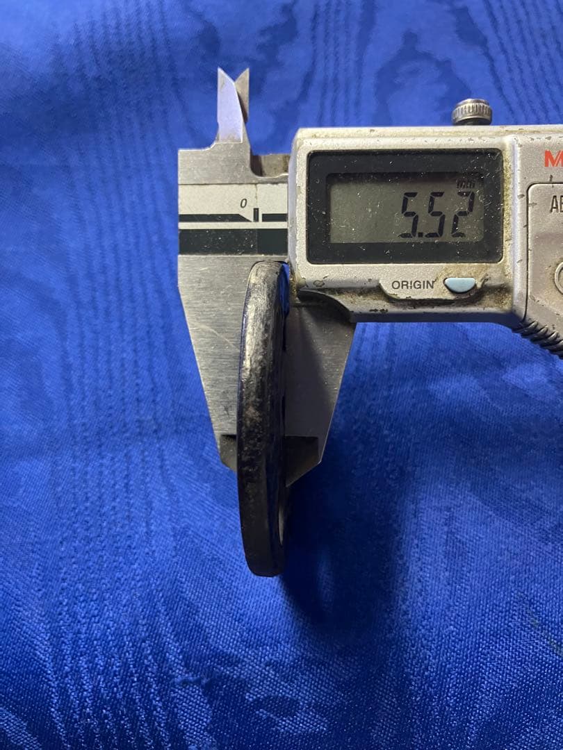 鍔　日本刀　武士　海　松　光来作　鉄鍔