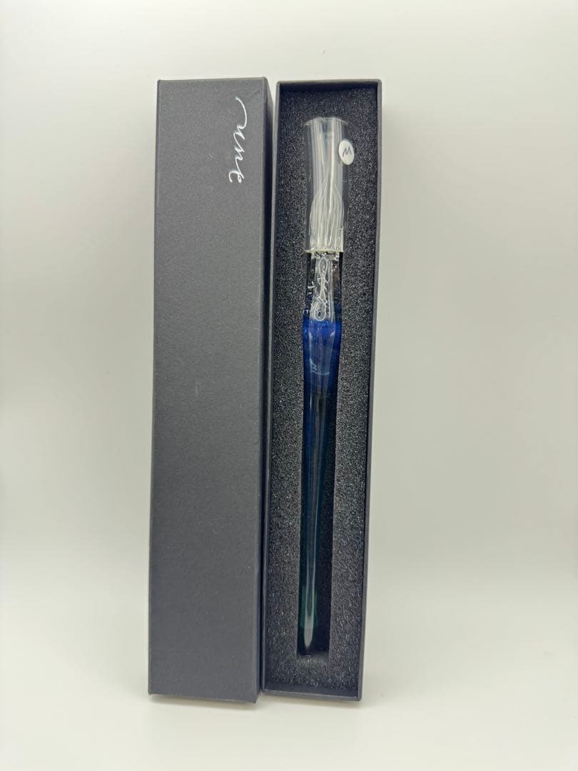 ガラスペン aun 中字 M ラクーン