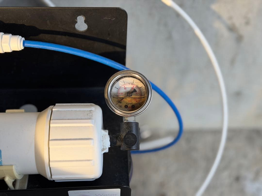 クロノスレイン アクアギーク RO浄水器 説明書、箱あり 加圧ポンプ付き RO水