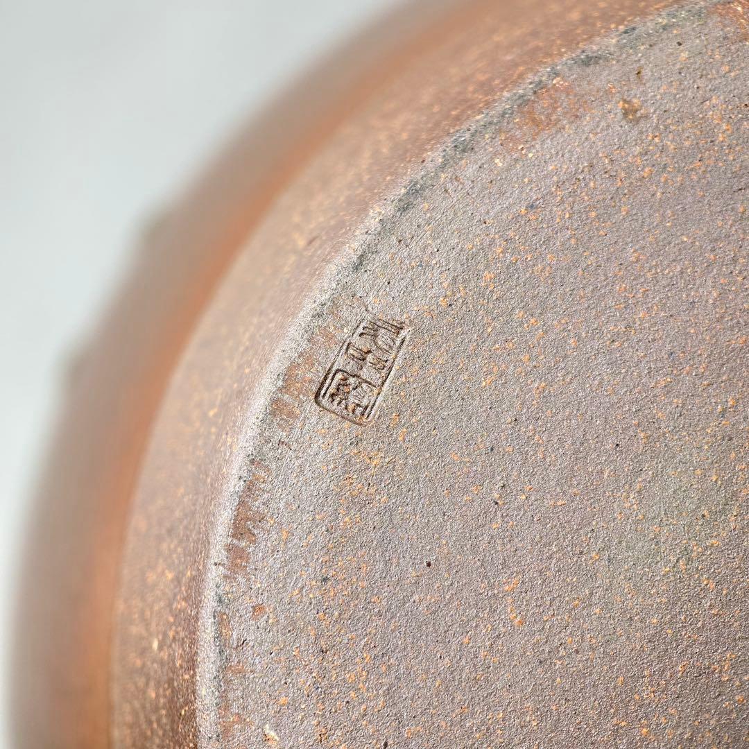 飾壷　『丹波焼』『茶壷』『尾中窯　市野信水 作』　共箱　茶道具