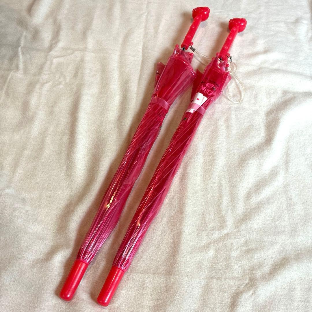 2001年　ハローキティ　ビニール傘　２本セット　平成レトロ　当時物　サンリオ