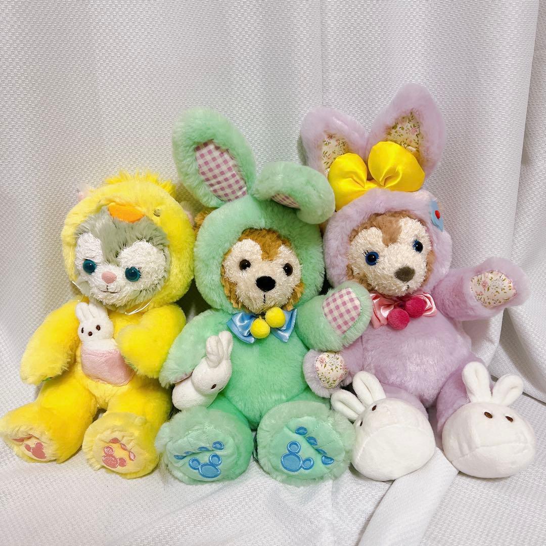 香港ディズニー　ぬいぐるみ　ダッフィー　シェリーメイ　ステラルー　クッキー