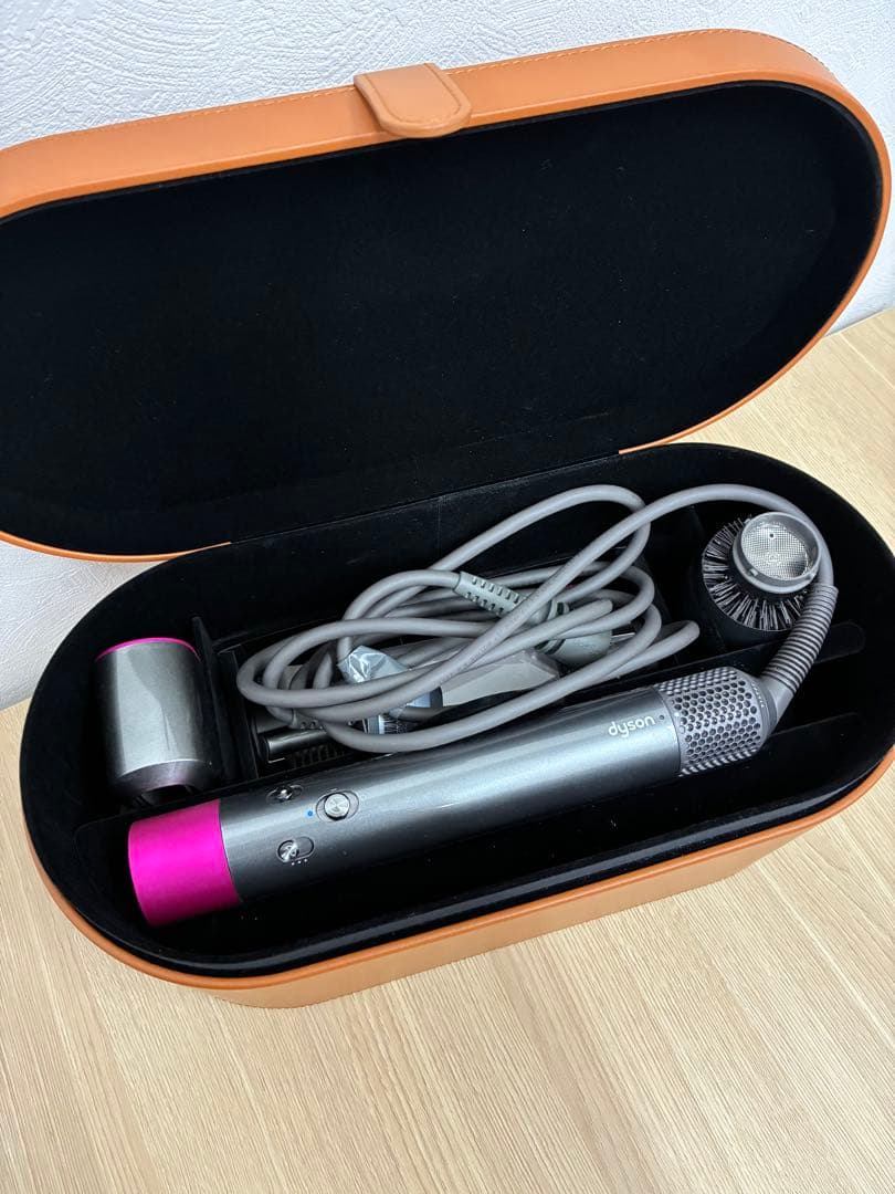 Dyson Airwrap グレー/ピンク ケース付き