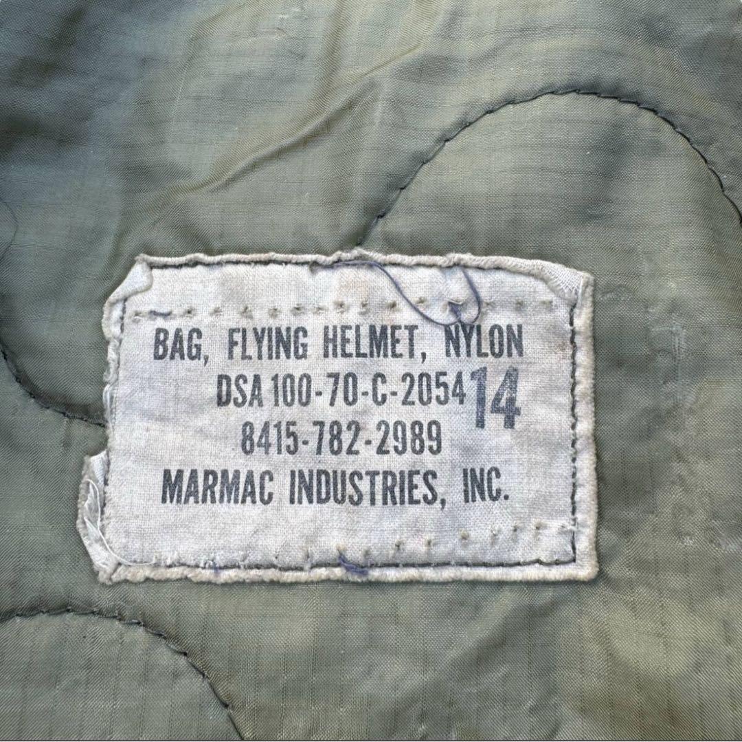 ビンテージ　70s　ミリタリー　米軍　ヘルメットバッグ　鞄　USAF
