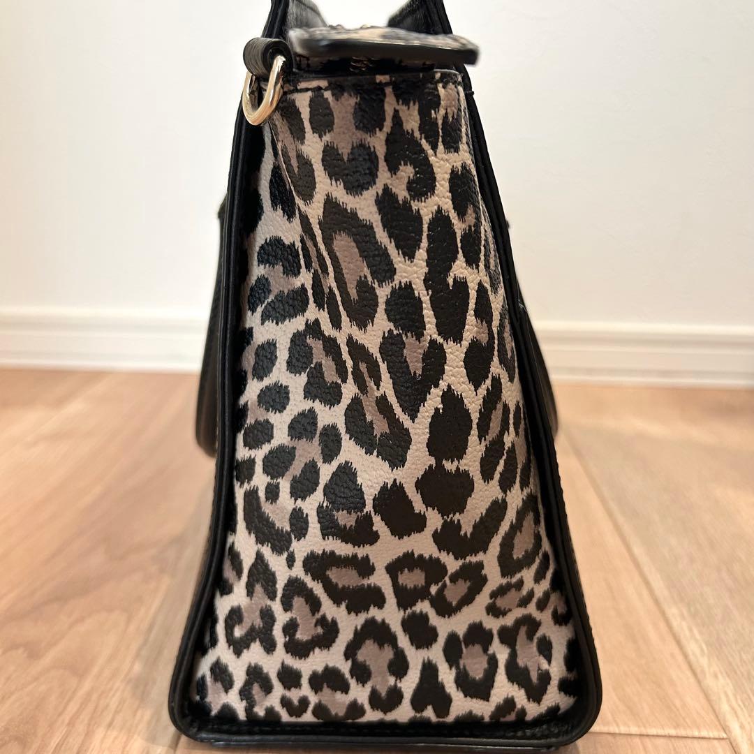 【美品】kate spade トートバッグ　レオパード　ヒョウ柄　ケイトスペード