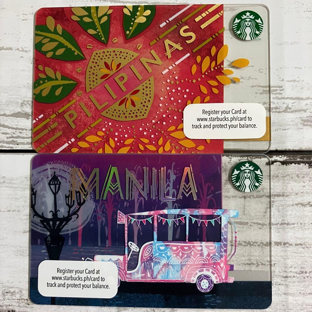 海外　フィリピン　マニラ　スターバックスカード