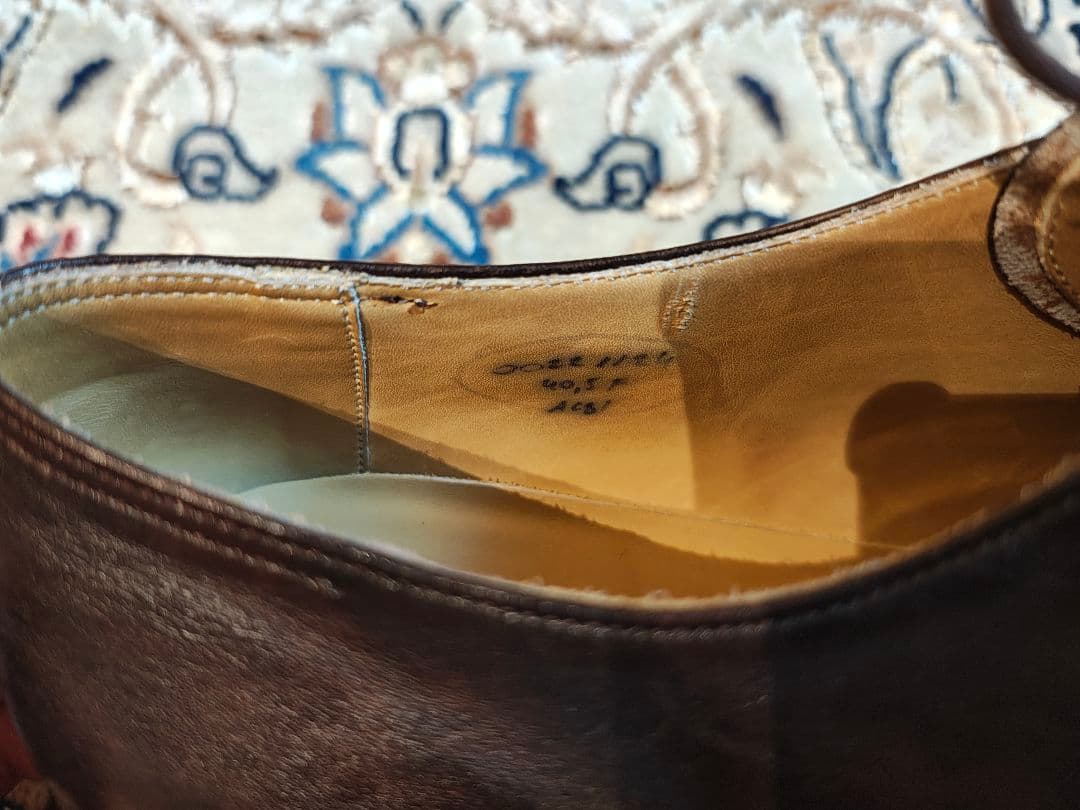 VASS alt english ミュージアムカーフ　ストレートチップ　40.5