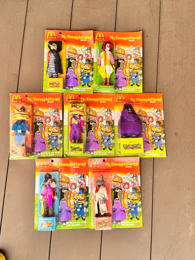 激レア REMCO 1976 マクドナルド ブリスターパック 7体 セット