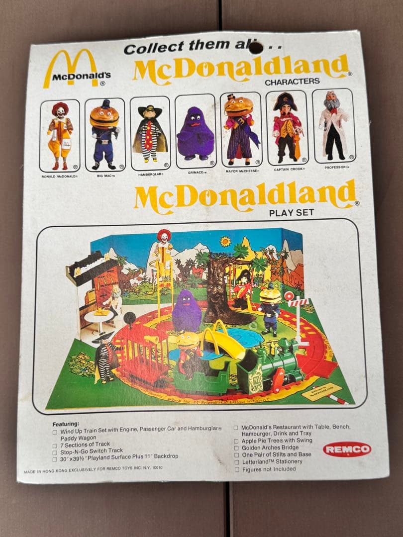 激レア REMCO 1976 マクドナルド ブリスターパック 7体 セット