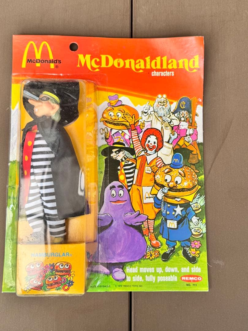 激レア REMCO 1976 マクドナルド ブリスターパック 7体 セット