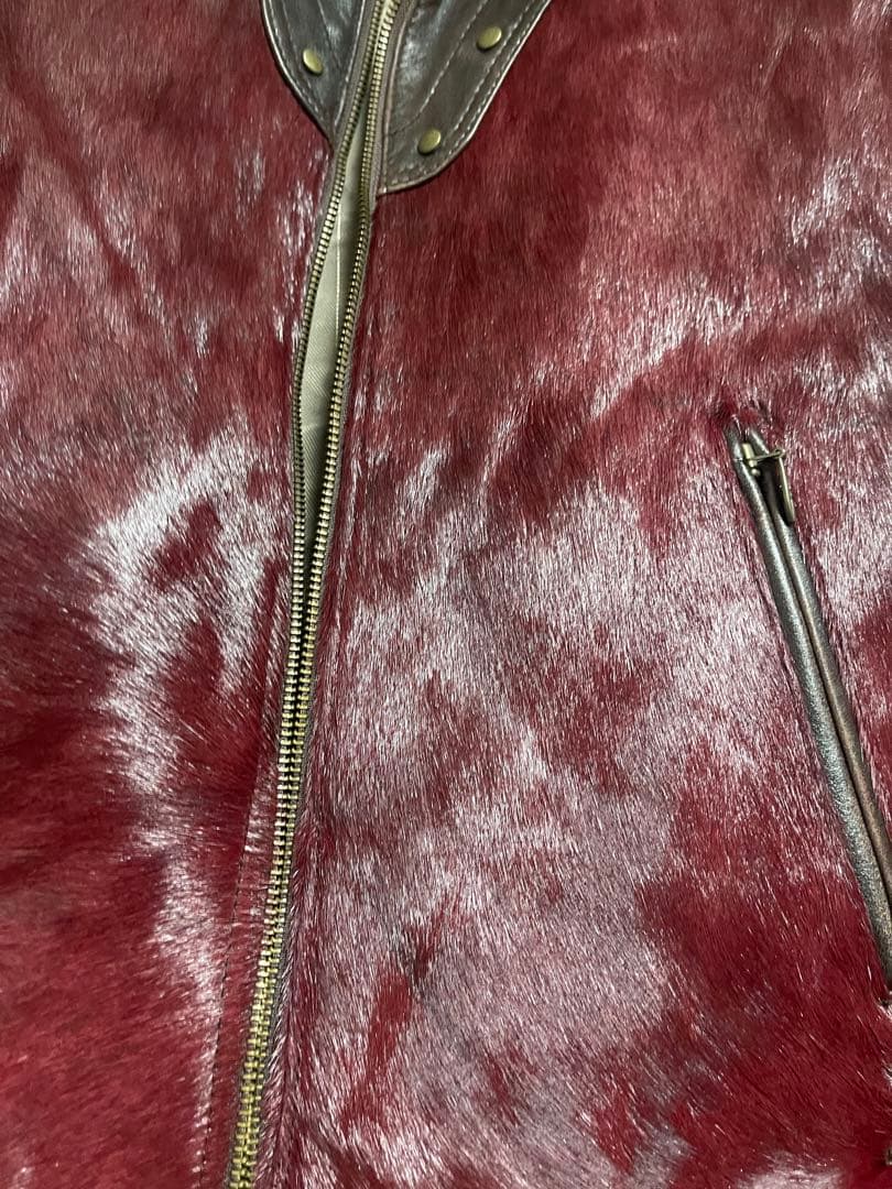 R*N様 TORNADO MART レザージャケット 毛皮