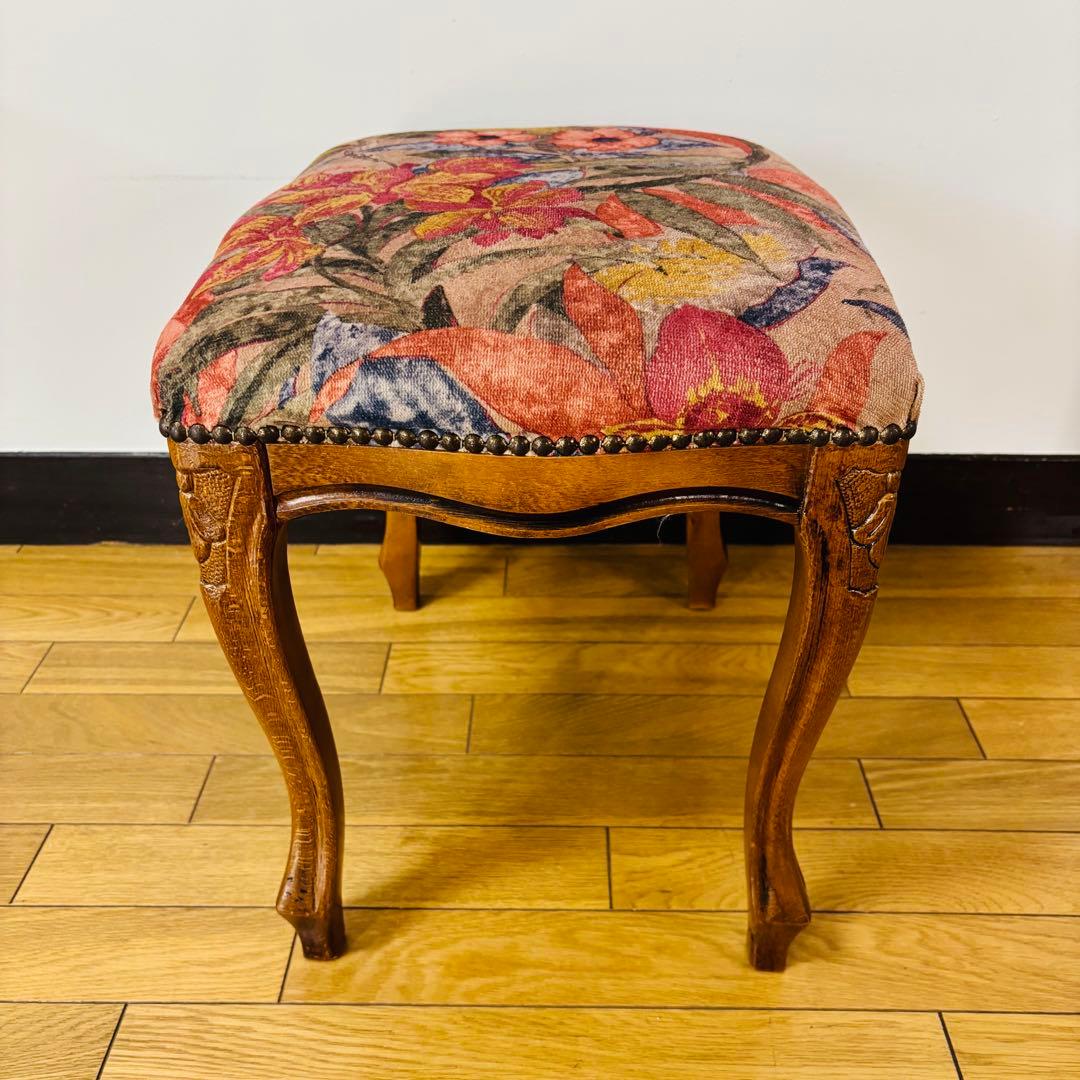 【美品】 金華山　スツール　オットマン ヨーロッパ　送料込み