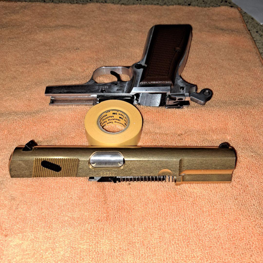 ZEKE アルミ削り出しブローニングHP メタル アルマイト