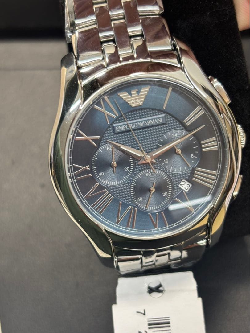 未使用品！エンポリオアルマーニ クロノグラフ 腕時計 AR1787 稼働品