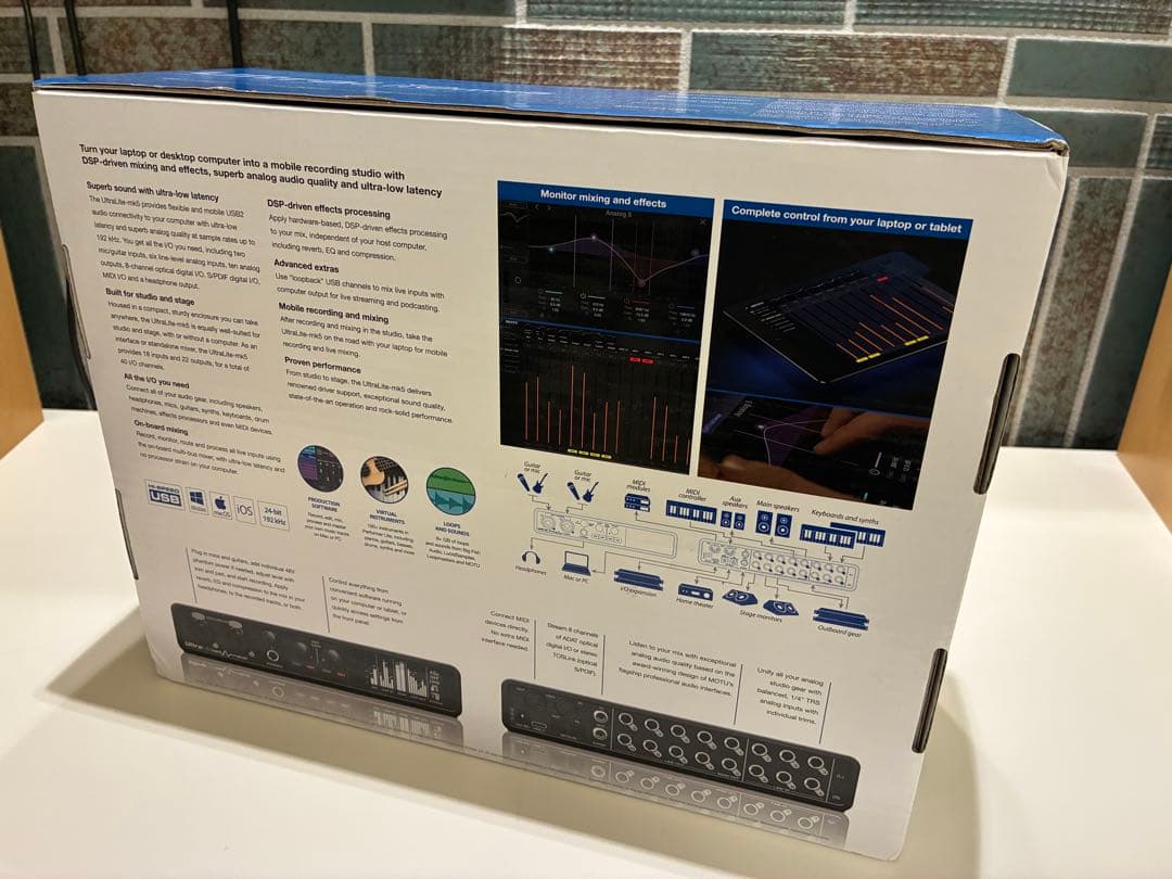 MOTU UltraLite mk5 オーディオインターフェイス