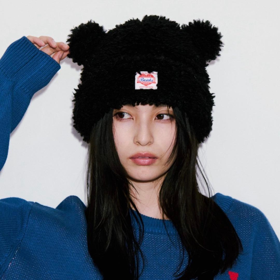 BASICKS ベイシックス BEAR BEANIE ベアビーニー　タグ付き