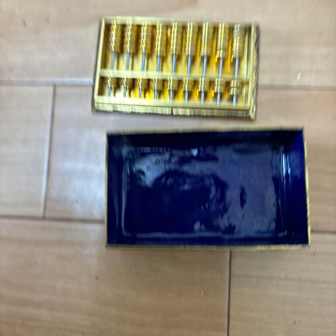 アンティーク 七宝ジュエリー トリンケットボックス アバカス フローラル