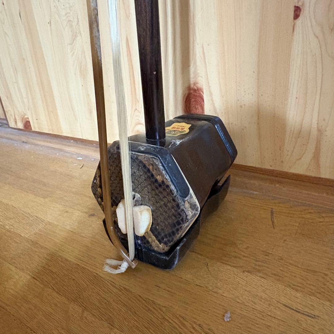 【ケース付き】二胡 木製 六角形ボディ