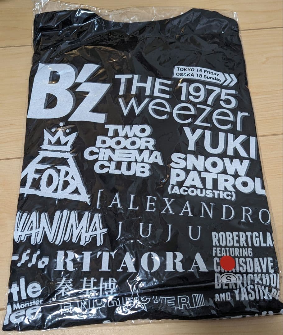 サマソニ　2019年　B'z　ロックフェス　サマーソニック　Tシャツ
