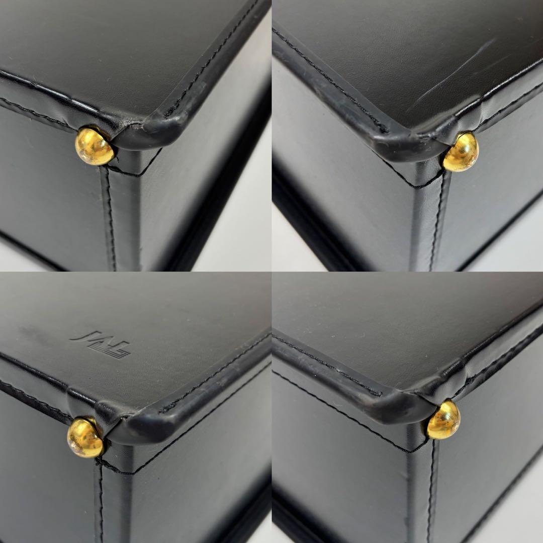 限定品✨️ JAL×ACE パイロットケース オールレザー 黒 本革