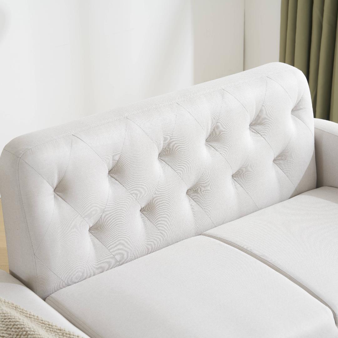 ソファ 2人掛け 3人掛け カウチソファ 収納付き オットマン ローソファ 北欧