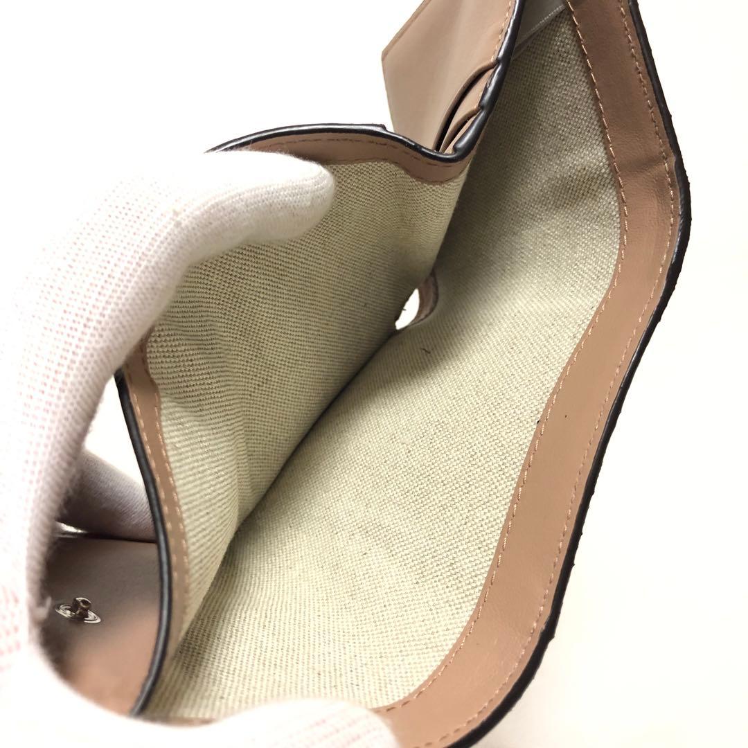 新品未使用　ジミーチュウ　三つ折り財布　シェリ　カラーストーン　リザード柄