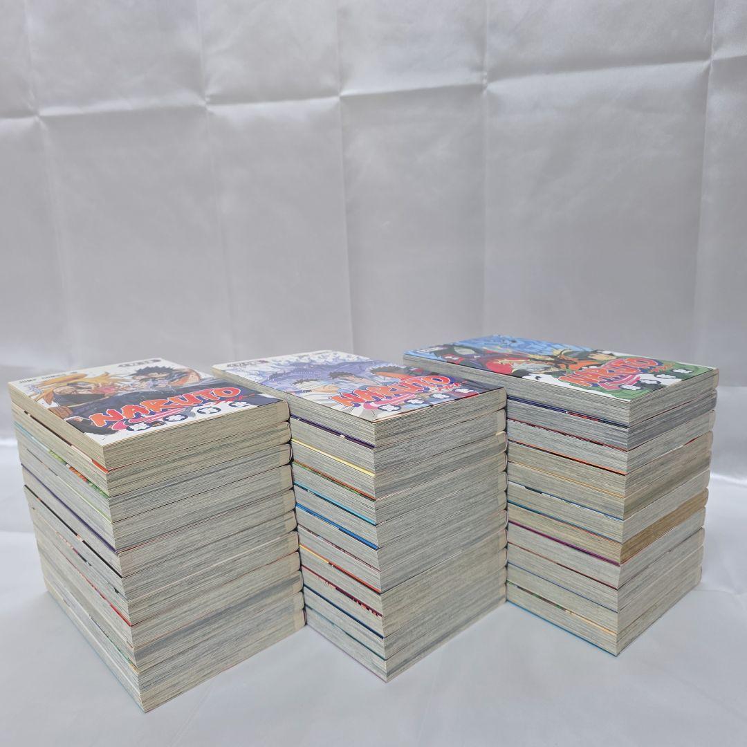 NARUTO 全72巻[完]+関連本2冊 全巻簡易クリーニング済み/N04