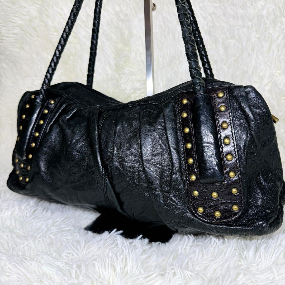 バッグ y2k archive Vintage leather hand bag