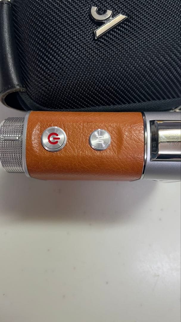 V ゴルフ用距離計 MS シルバー/ブラウン ケース付き