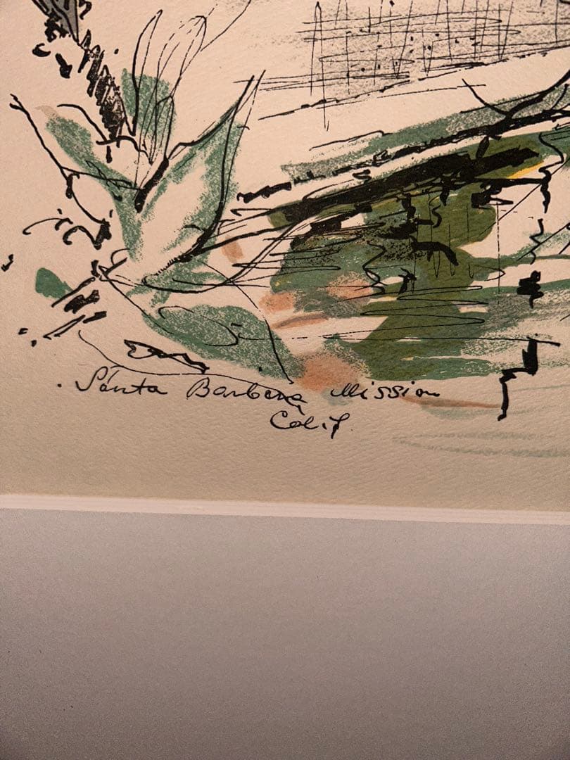 版画 John Ferguson Mission SanJuan Capistrano