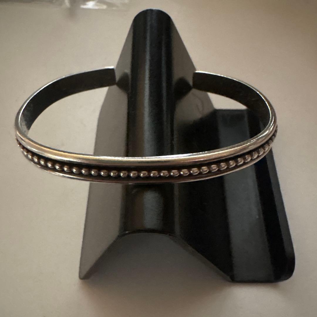 h*k様 TOM HAWK STERLING シルバー ビーズ装飾 オープンバン