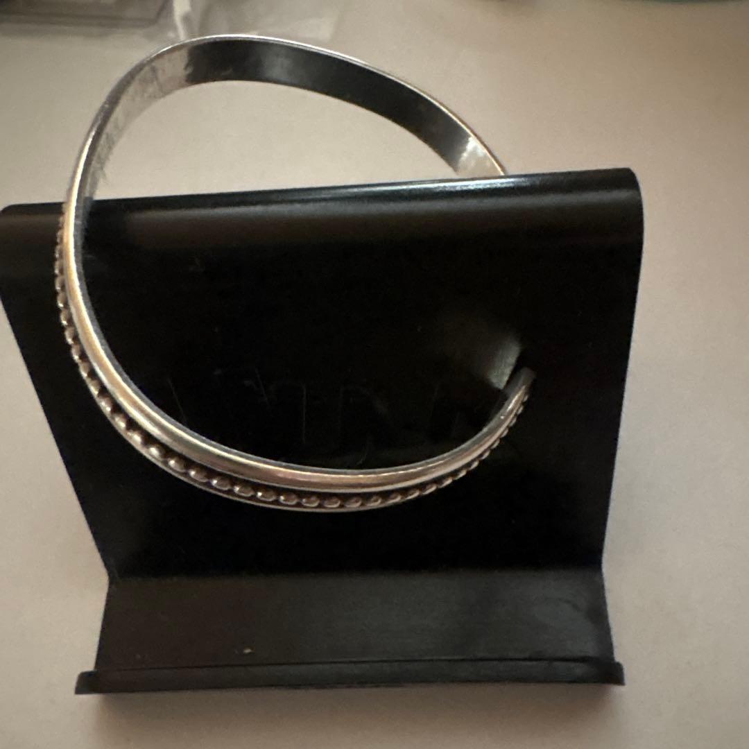 h*k様 TOM HAWK STERLING シルバー ビーズ装飾 オープンバン