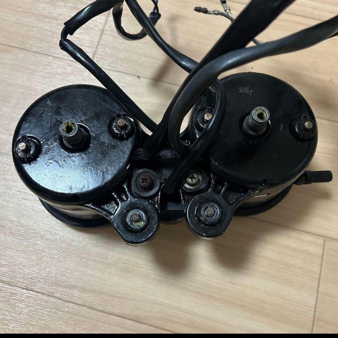 DT250 スピードメーター　タコメーター　イグニッション　ステー　セット