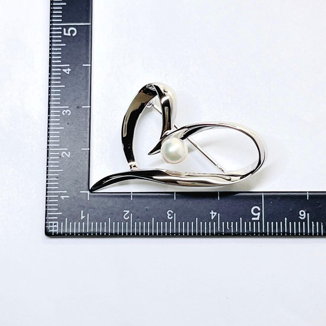 【未使用品】✨MIKIMOTO ミキモト パール　はブローチ　コサージュ　ハート