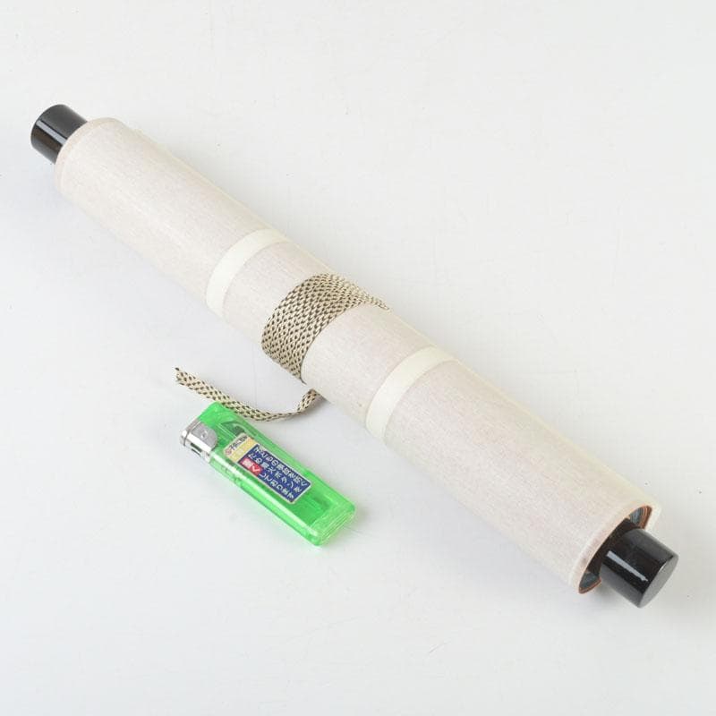 掛軸　前大徳　福本積應筆　一行画賛　「百々千々萬々歳」　共箱　C　9792A