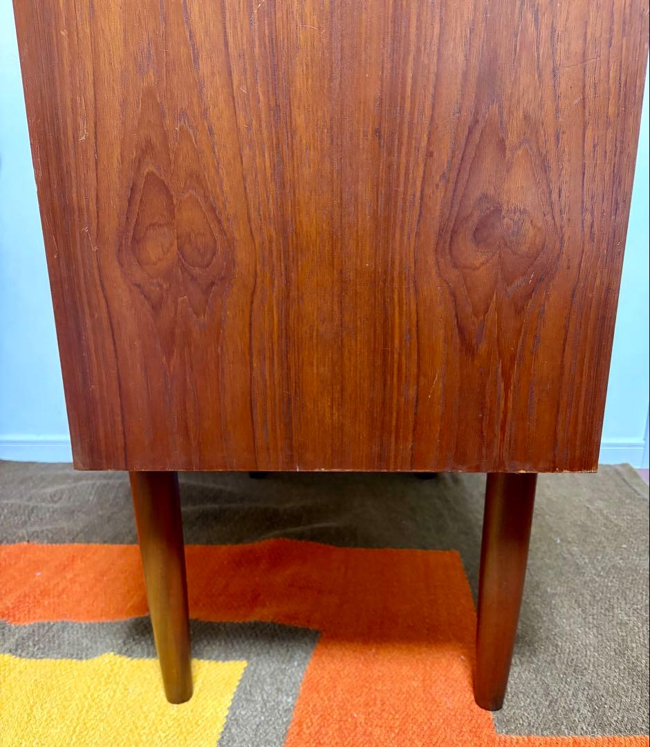 北欧家具ミラー付きライティングビューロ　デンマーク　チーク