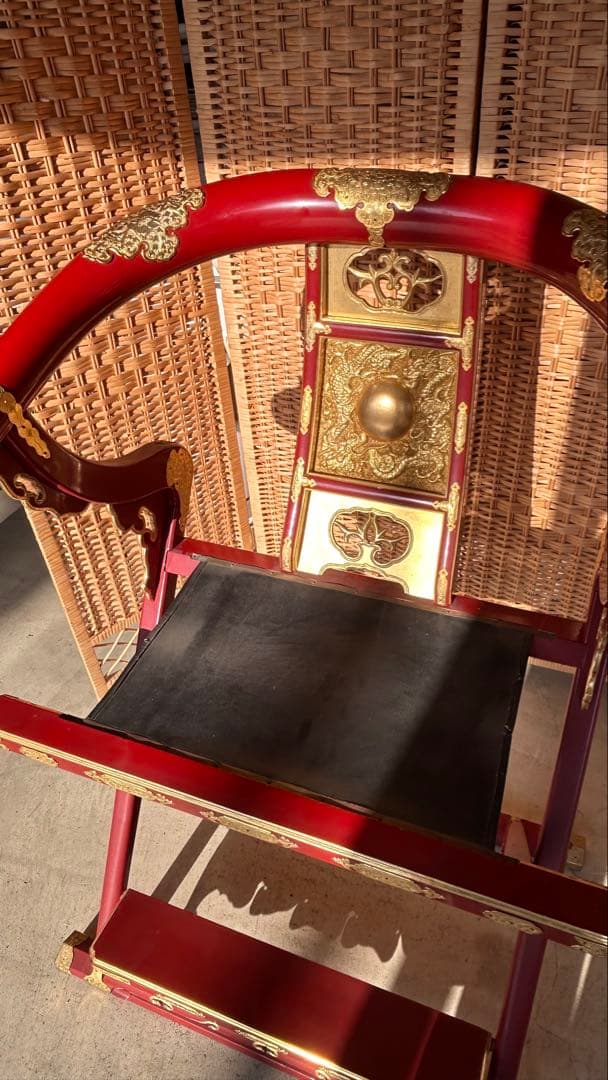 お話中 寺院仏具 ルーツ型本曲録 平安寺