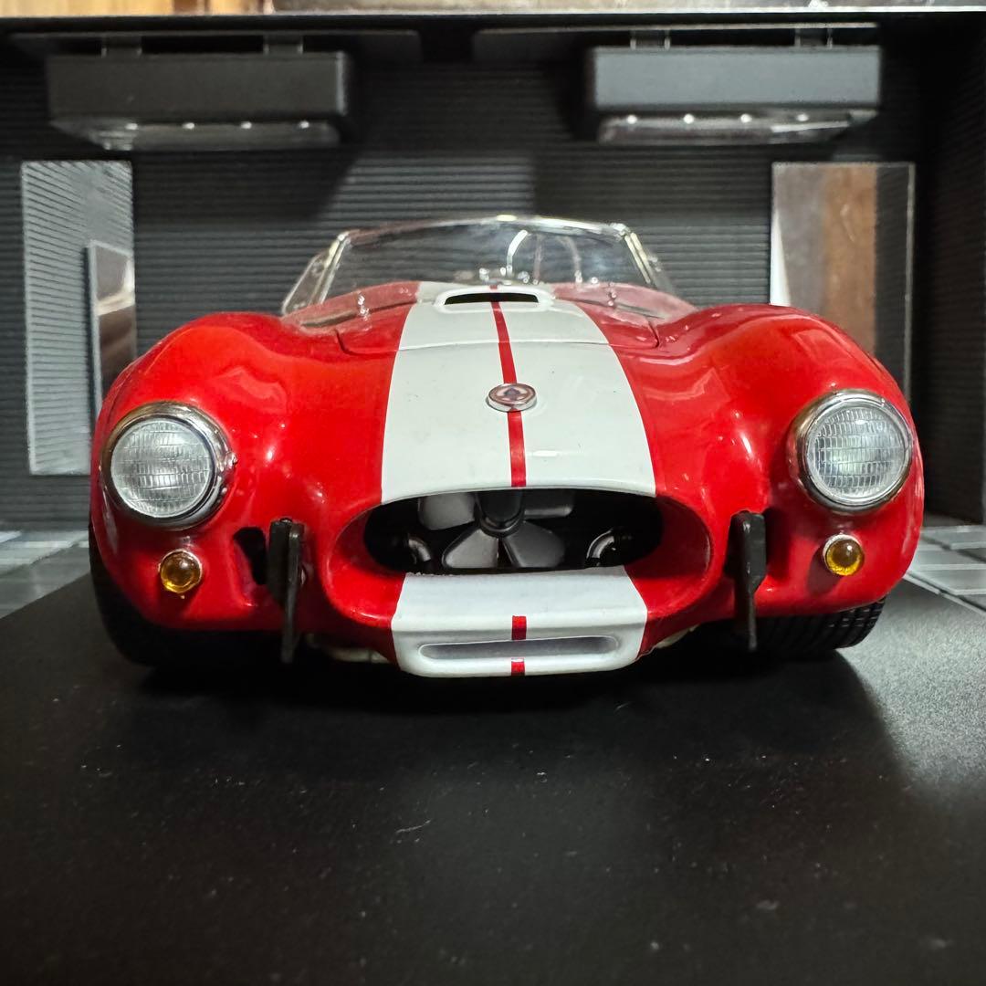 絶版未展示品 京商 1/18 シェルビー コブラ 427 S/C レーシング 赤