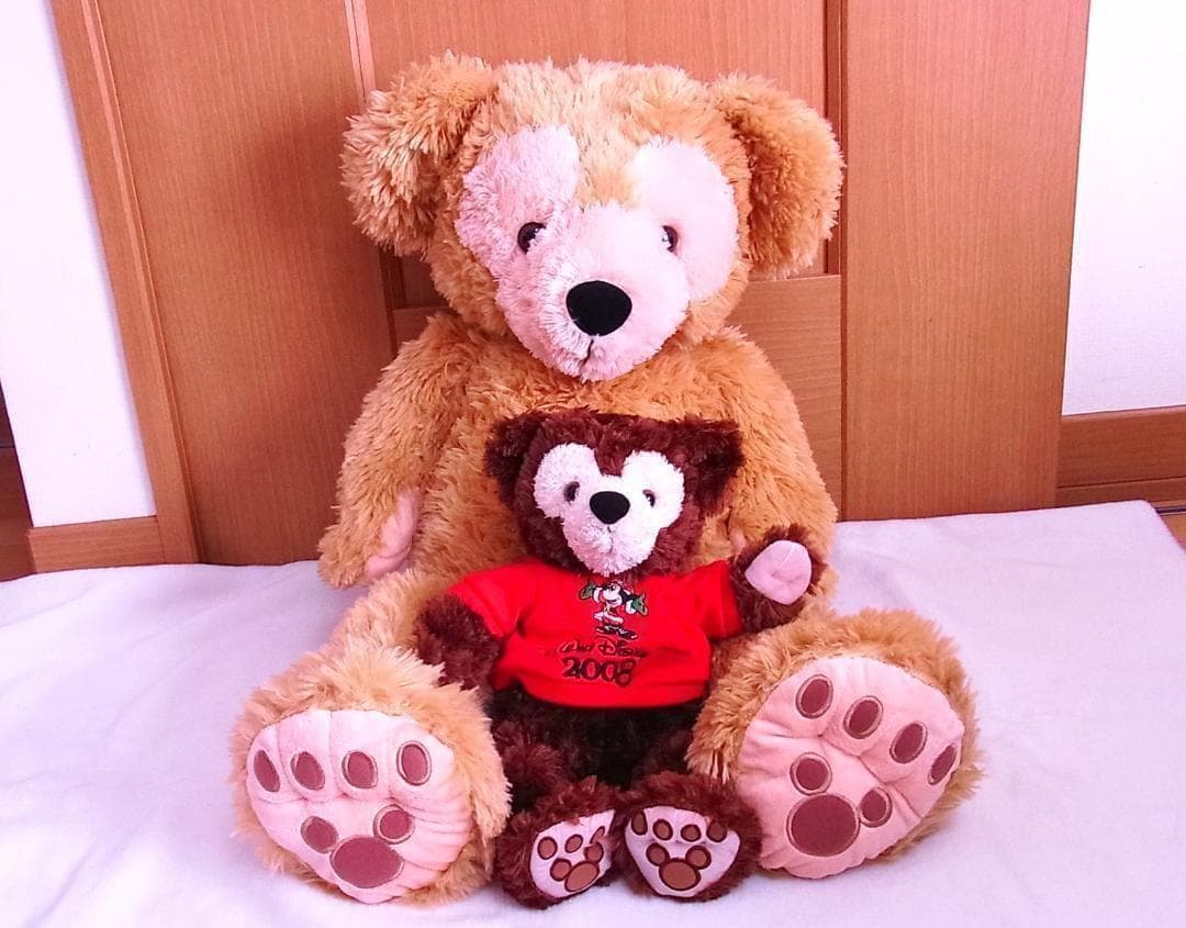 激レア 初期ダッフィー 特大 70㎝ ビーズ入り TDS ディズニーベア