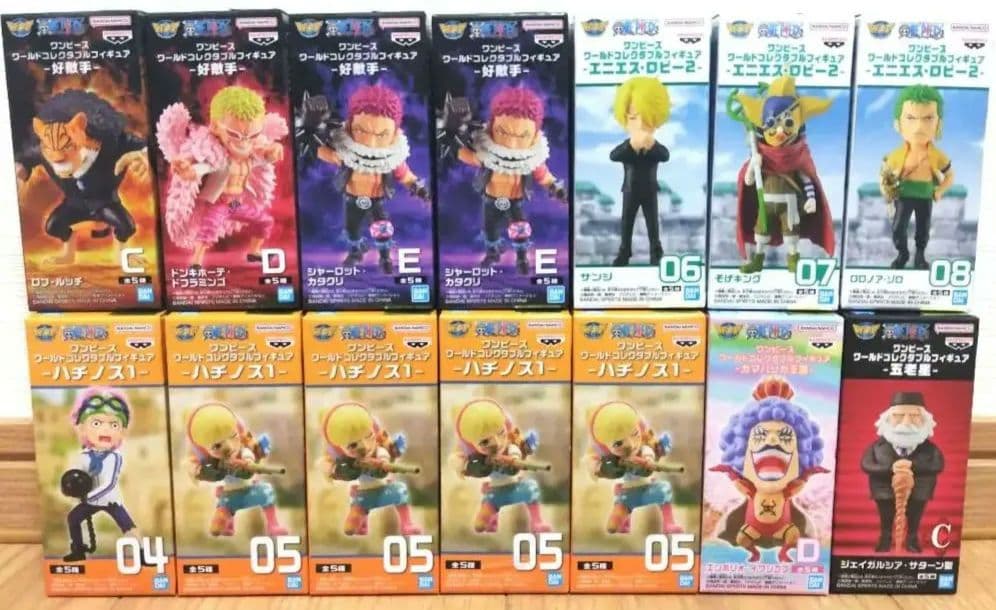 ワンピース ワールドコレクタブルフィギュア 計 87点 まとめ売り