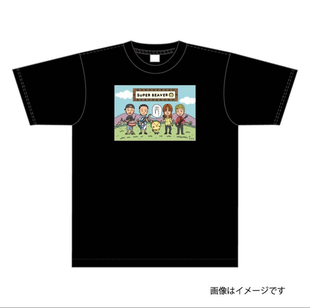 SUPER BEAVER × コジコジ Tシャツ ブラック